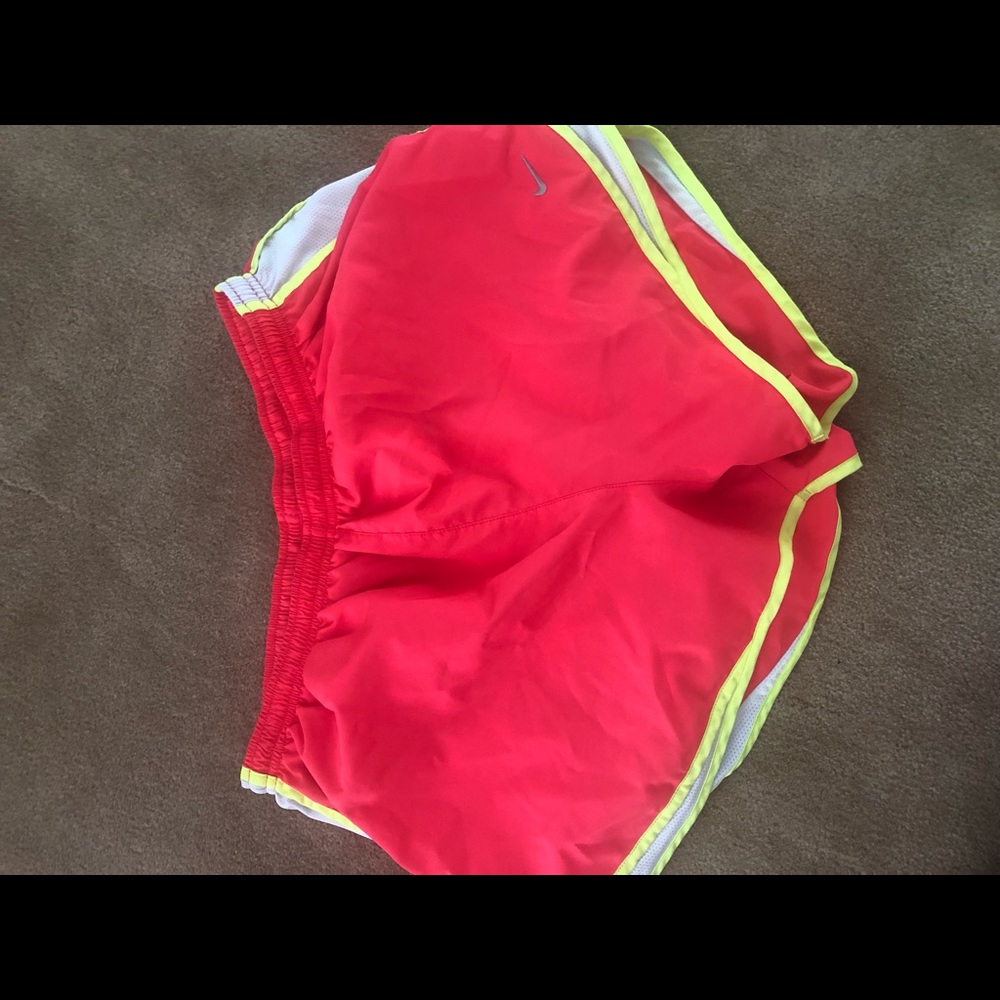 Nike shorts with liner attached